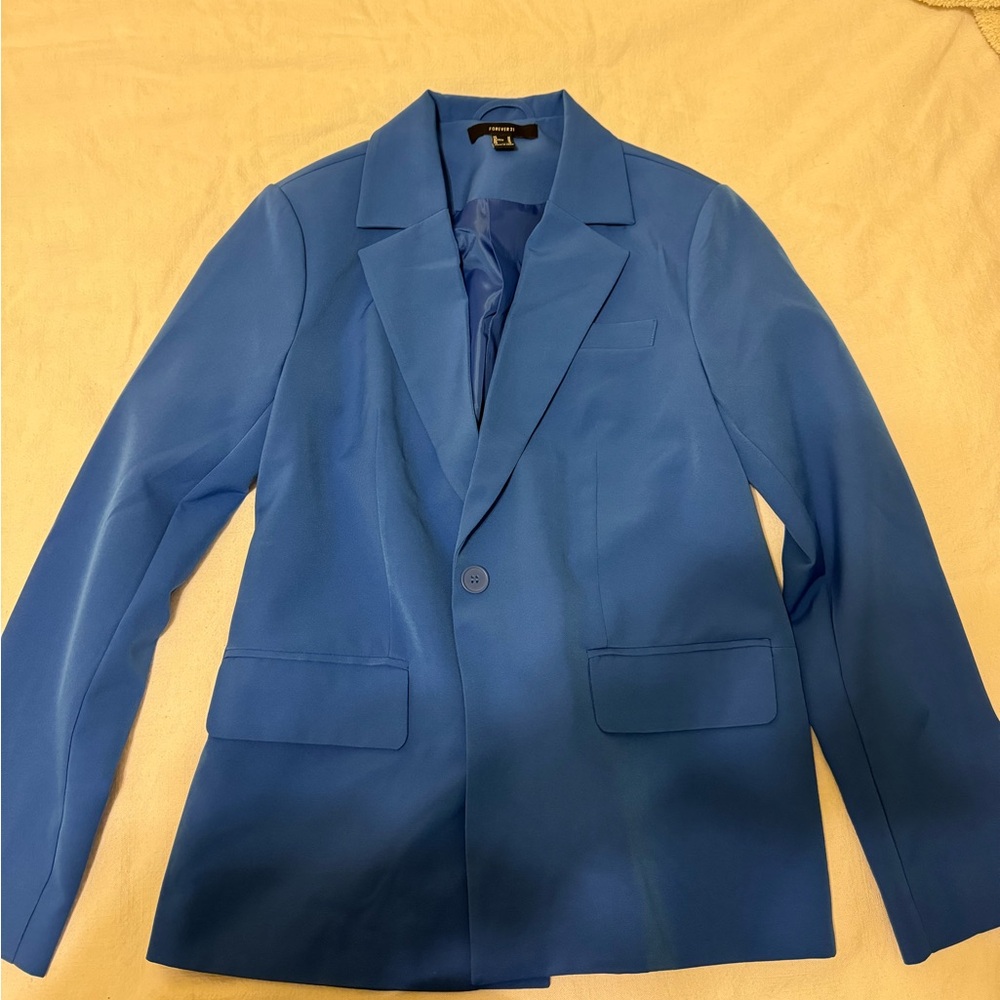 royal blue oversized blazer